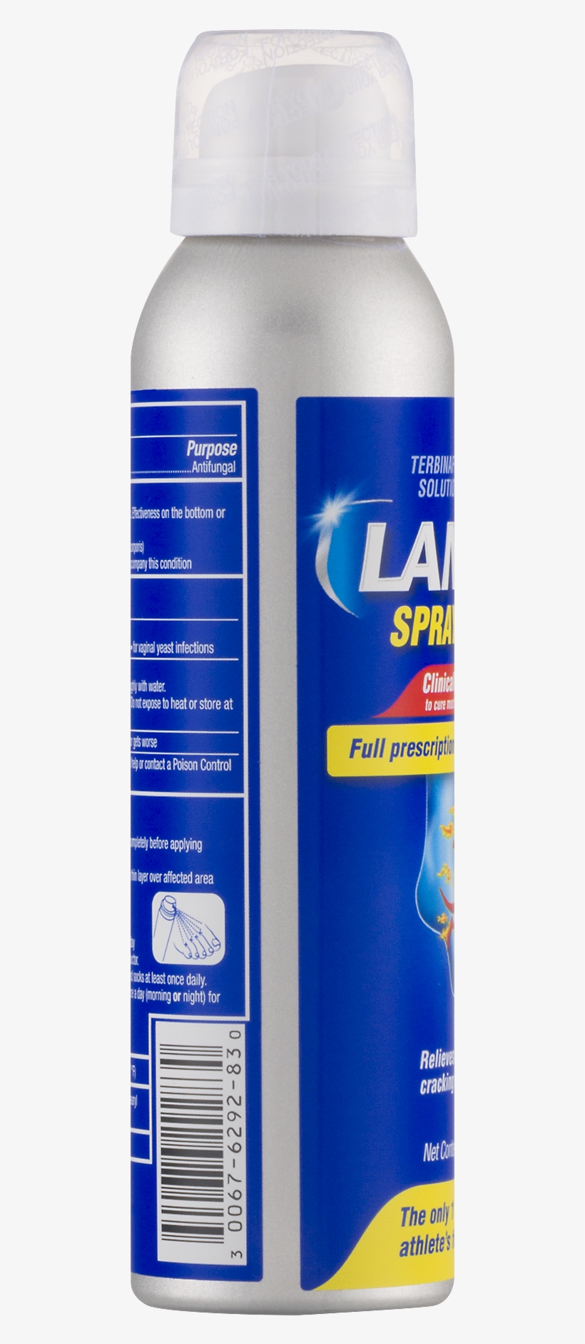 Lamisil At Antifungal Spray For Athlete's Foot, - Bottle, transparent png download