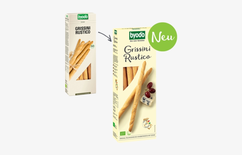 Organic Grissini Rustico, Thin Crispy Sticks With Sesame, - Byodo Organic Complementary Feeding Oil Extra Mild,, transparent png download