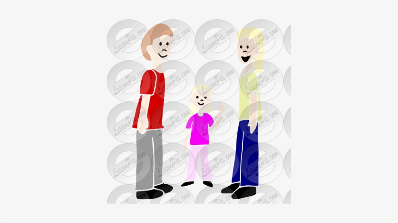 Banner Royalty Free Stock Adults Talking Clipart - Clip Art, transparent png download