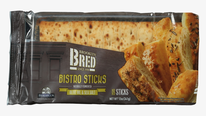 Brooklyn Bred Bistro Sticks Product Package - Brooklyn Bred Pizza Crust, Thin, Lite, Traditional, transparent png download