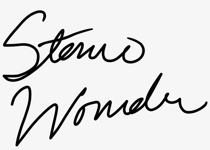 Stevie Wonder Signature - Firma De Stevie Wonder, transparent png download