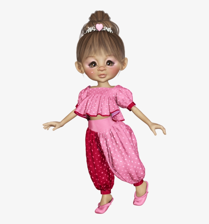 Tube Cookie Saint Valentin - Doll, transparent png download