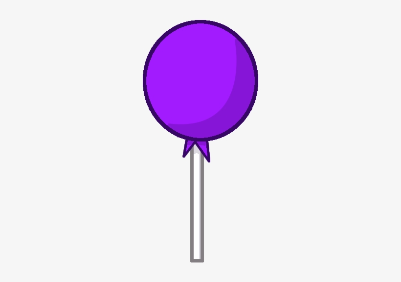 Purple Clipart Lollipop - Battle For Dream Island Lollipop, transparent png download