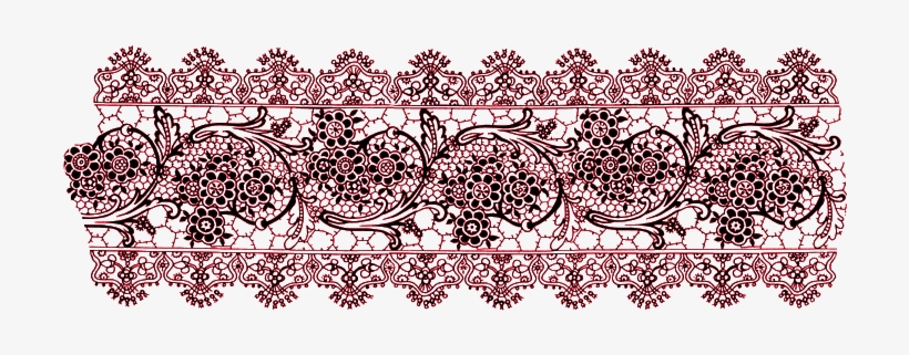 Red Lace A - Lace Wedding Invitations, transparent png download