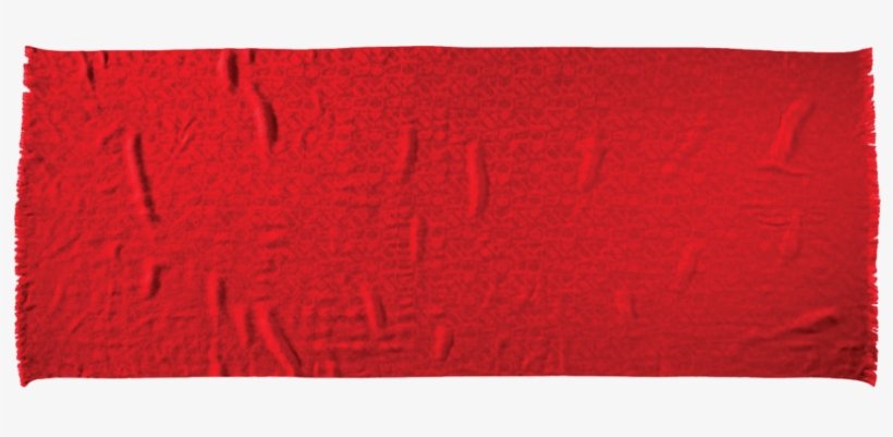 Supreme Fuck Wool Scarf Red, transparent png download