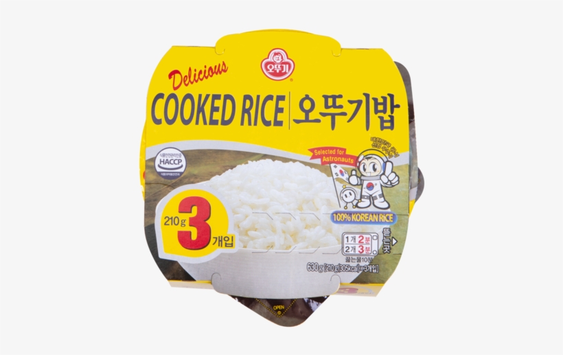 Ottogi Delicious Cooked White Rice Multi Pack - Ottogi Fresh Cooked White Rice, 7.40 Ounces (pack Of, transparent png download
