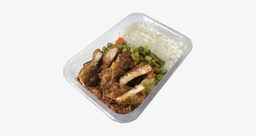 Chicken, White Rice, Mixed Vegetables - White Rice, transparent png download