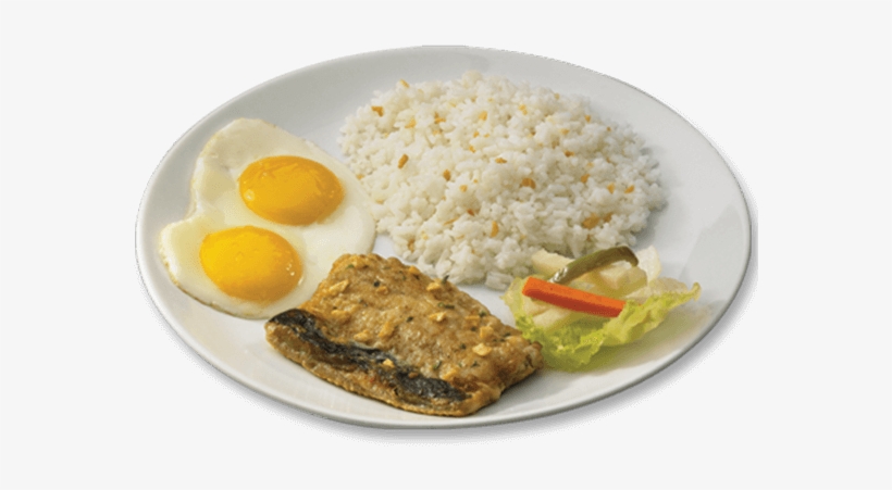 Pan Fried Bangus Plate - Fried Egg, transparent png download