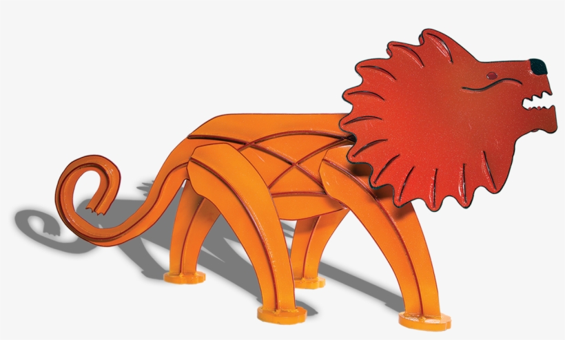 Lion Sculptures - Animal Figure, transparent png download