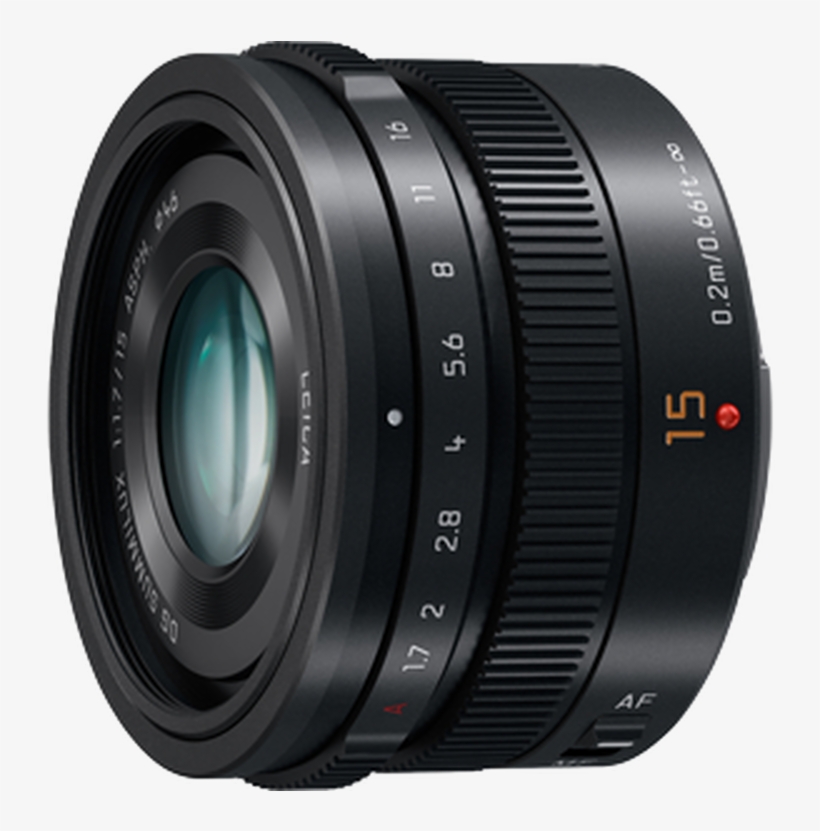 Panasonic Lumix G Leica Dg Summilux 15mm F1 - Panasonic H-x015k G Leica Dg Summilux 15mm/f1.7 Asph, transparent png download