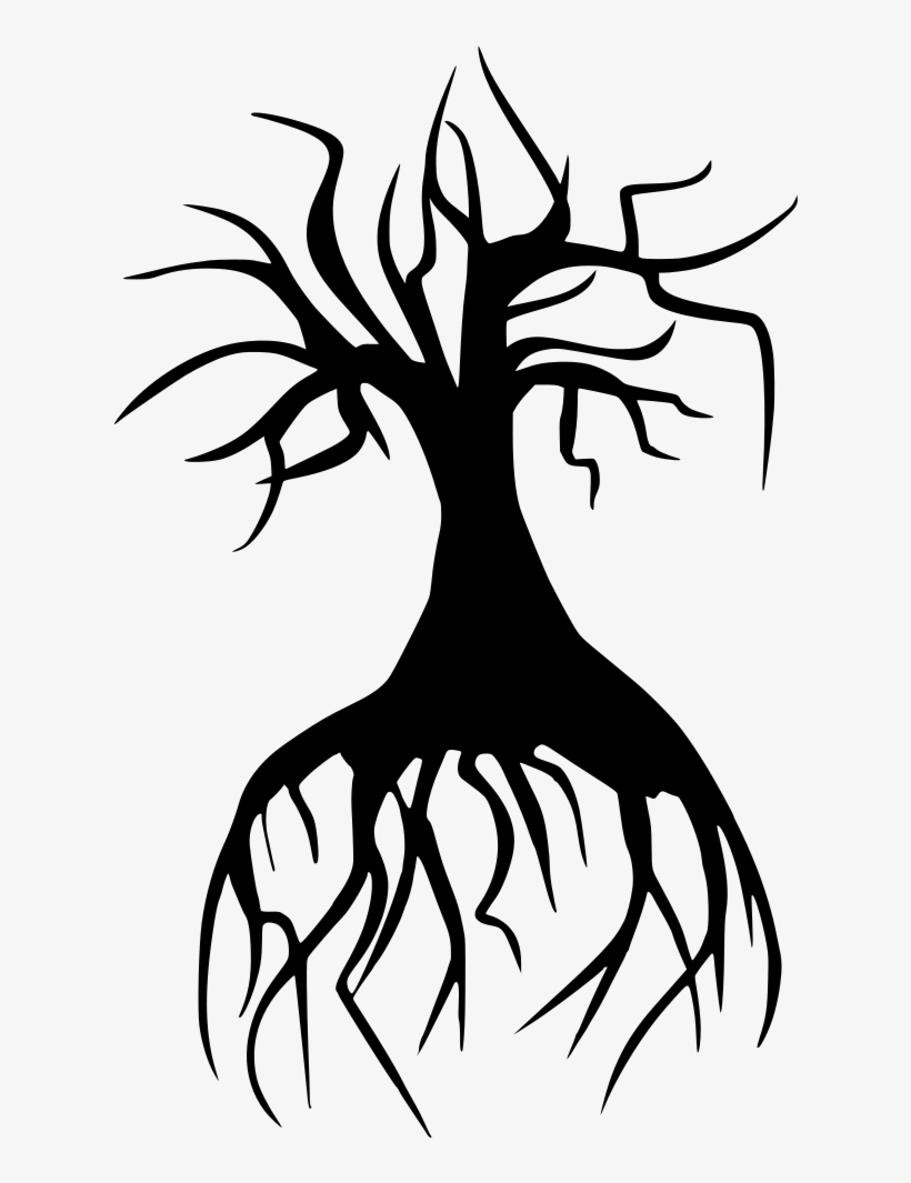 Download Png - Halloween Barren And Skulls, transparent png download