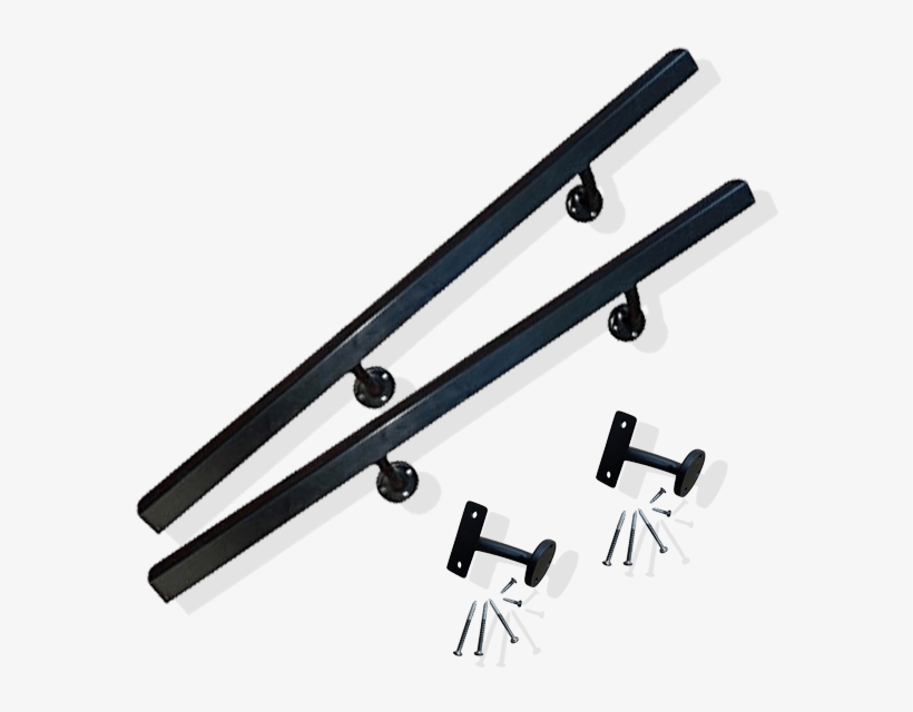 Aluminum Wall Handrail - Aluminum Handrail, transparent png download