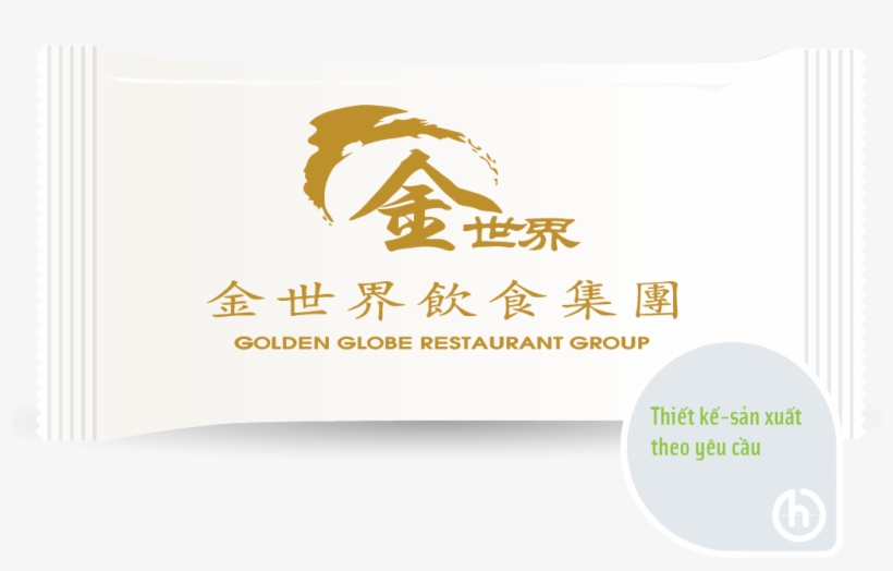 Golden Globe Restaurant Premium Quality Wet Tissue - Hovid, transparent png download