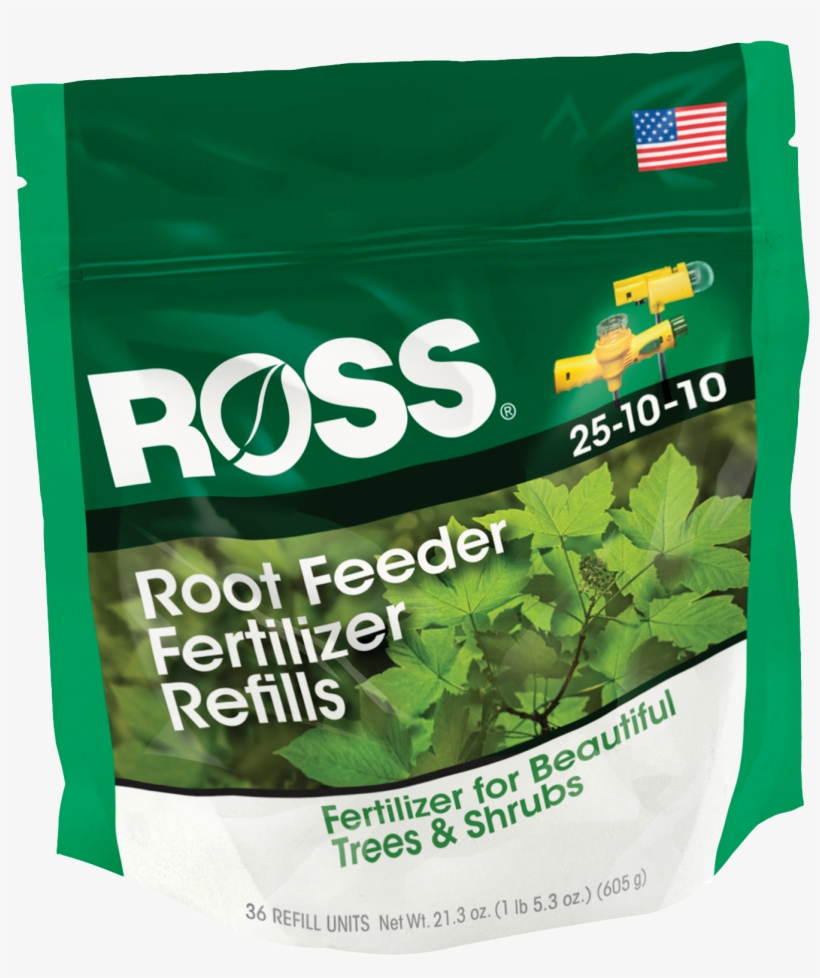 Ross® Tree & Shrub Root Feeder Refills - Ross 14666 Root Feeder Refill, 25-10-10, 54-pk., transparent png download