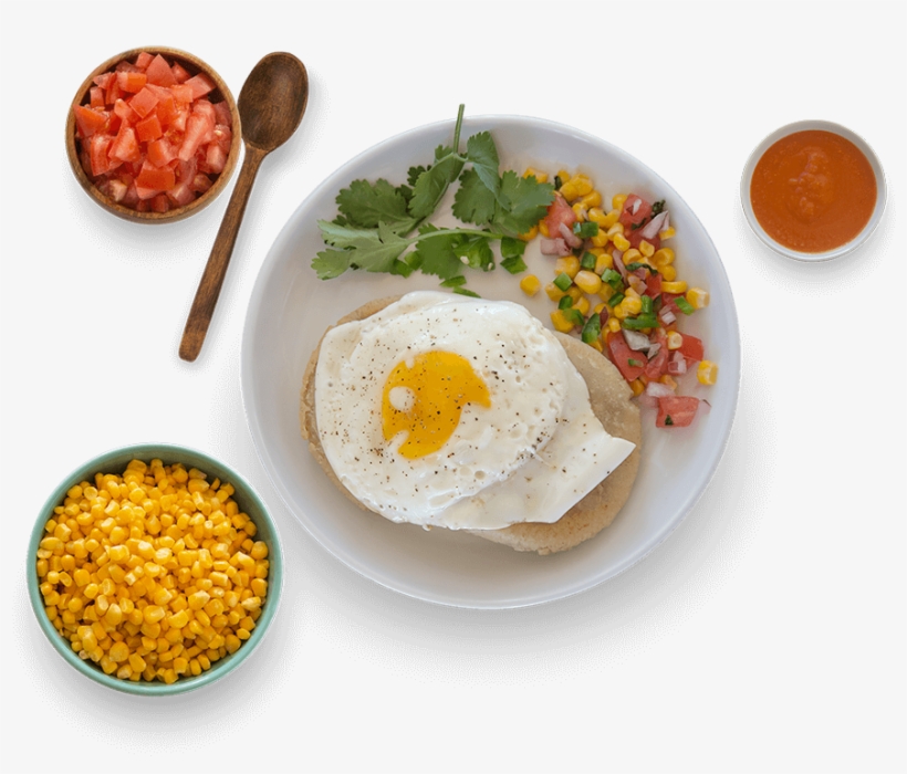 Black Bean & Sweet Corn Pupusas - Full Breakfast, transparent png download