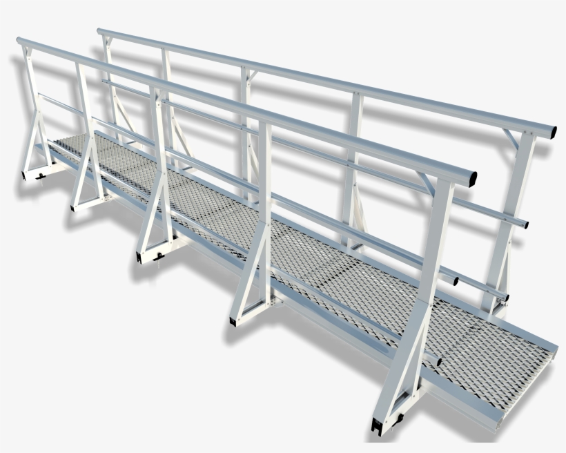 Smartwalk Non Levelled Double Handrails - Shopping Cart, transparent png download