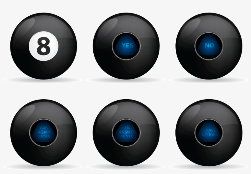 Ask A Silly Question, Get A Silly Answer - Magic 8 Ball Deutsch, transparent png download