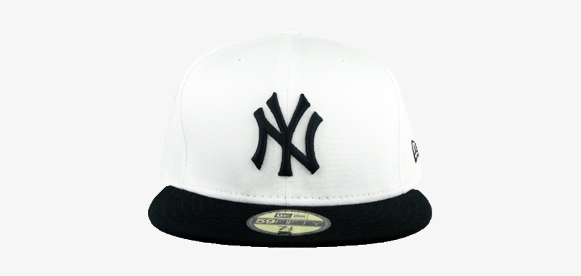 Share This Image - White And Black Ny Hat, transparent png download