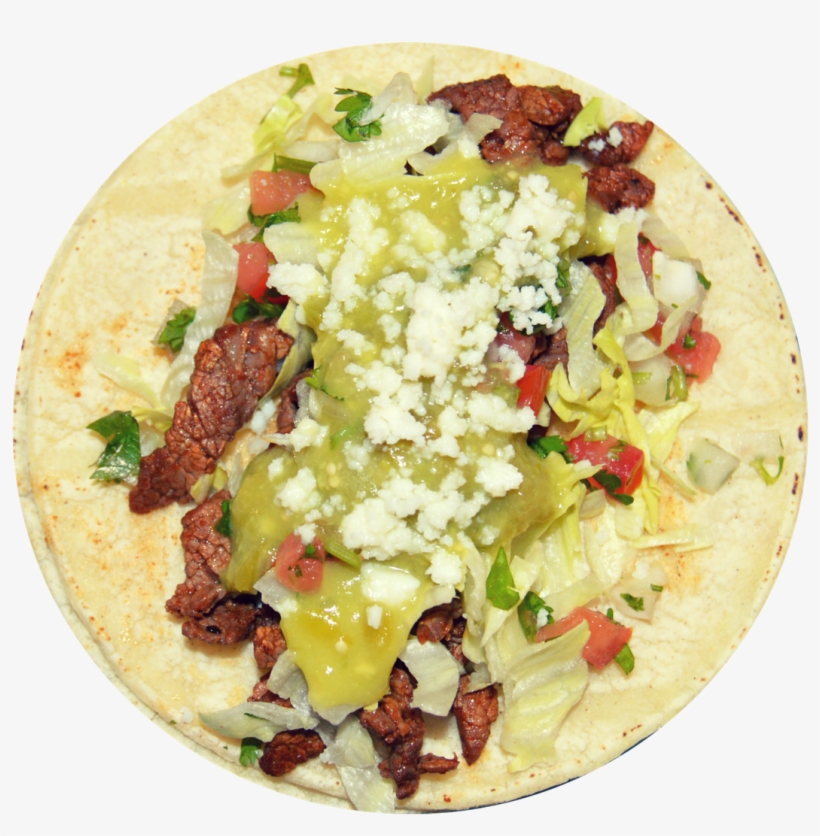 Delicious Flavorful Tacos Made With Our Special Green - Corn Tortilla, transparent png download