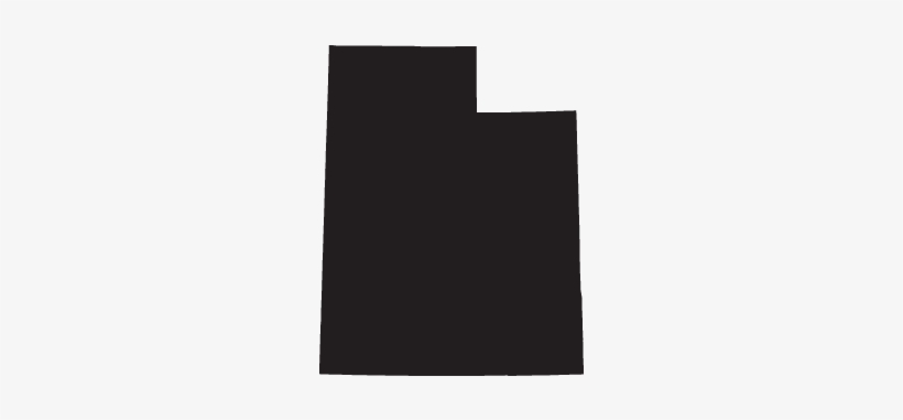 Salt Lake City - Utah Black State, transparent png download