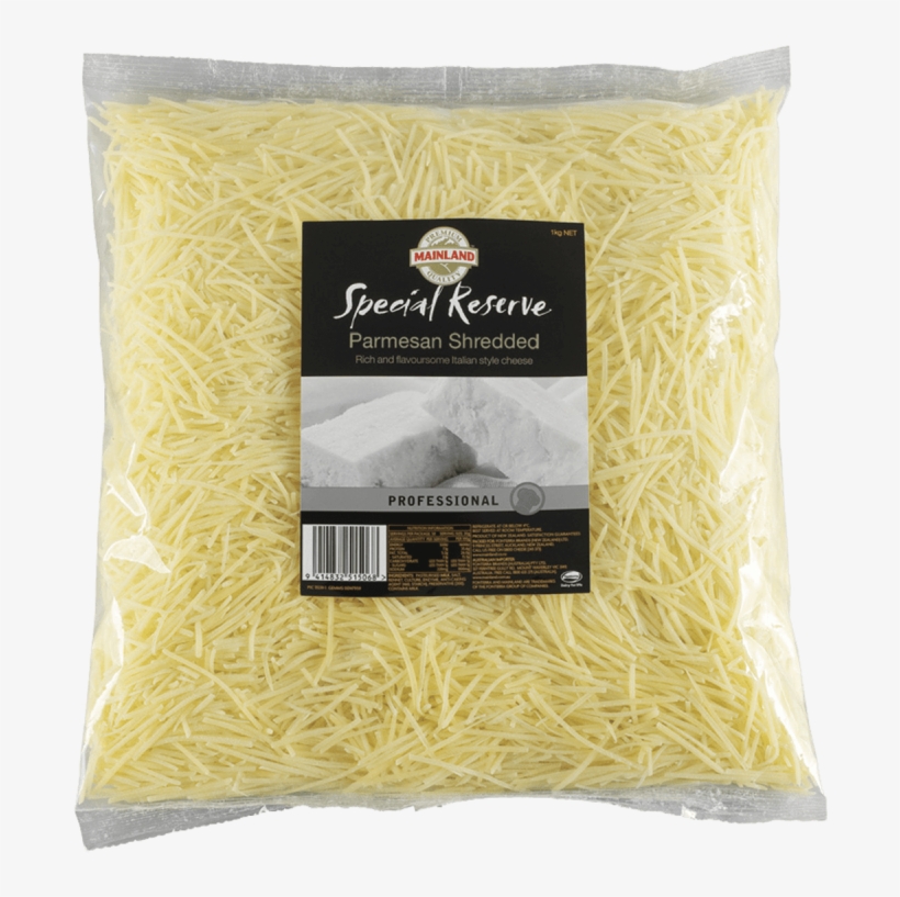 Mainland Parmesan Cheese Shredded - Parmigiano-reggiano, transparent png download