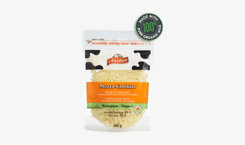 Shredded Cheddar & Mozzarella Blend - Fromagerie L Ancêtre, transparent png download