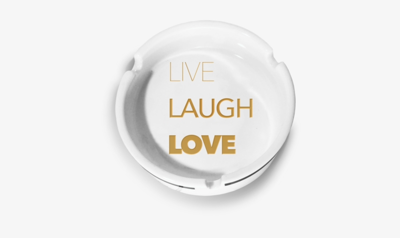 Tray- Live Laugh Love - Circle, transparent png download