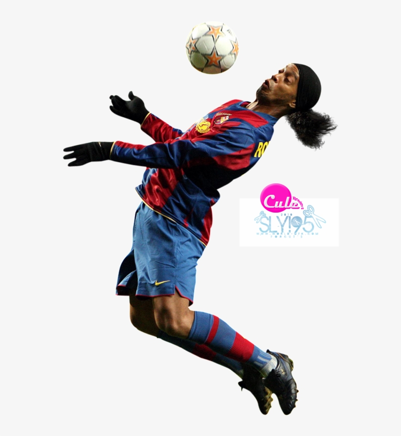 Photo Ronaldinho1 - Kick Up A Soccer Ball, transparent png download