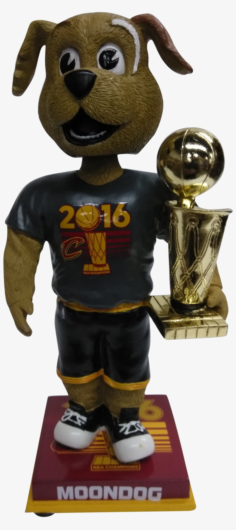 Moondog Cleveland Cavs 2016 Nba Champions T-shirt Bobblehead - Forever Collectibles Moondog Cleveland Cavaliers 2016, transparent png download