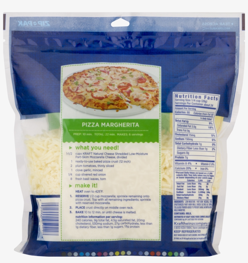 Kraft 2 Shredded Mozzarella Cheese Nutrition Bios Pics