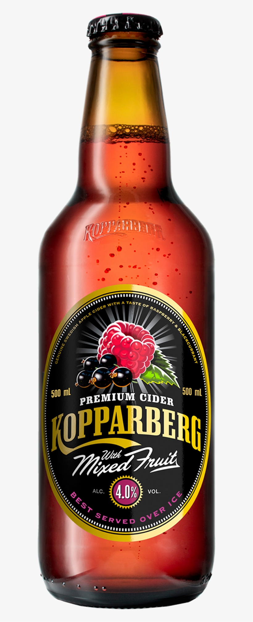 Kopparberg Mixed Fruit Cider 500ml - Kopparberg Cider, transparent png download