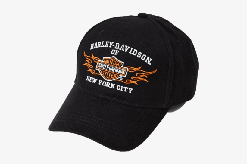 Nyc Flame Cap - Harley Davidson Of Nyc Exclusive Flame Cap, transparent png download
