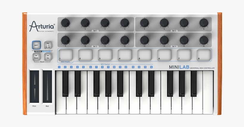 Arturia Minilab Universal Midi Controller - Midi In Raspberry Pi, transparent png download