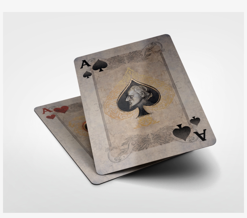 Ace Spade And Heart Transparent - Mazzo Di Carte Montague Vs Capulet Playing Card - Romeo, transparent png download