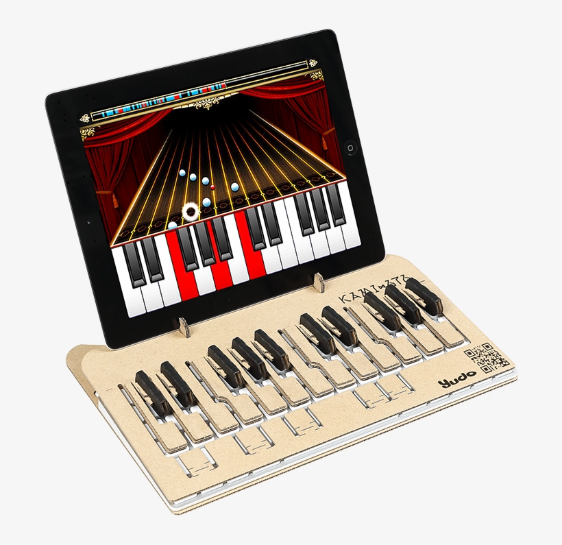 This Is A Diy Kit Made Of Cardboard That Converts Ordinary - Piano Game, transparent png download