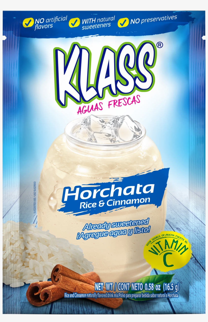 Klass Time Klass Drink Mix, - Klass Horchata Drink Mix, 17.3 Oz, transparent png download