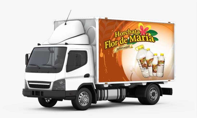 Mesa De Trabajo - Lorry Branding Mock Up, transparent png download