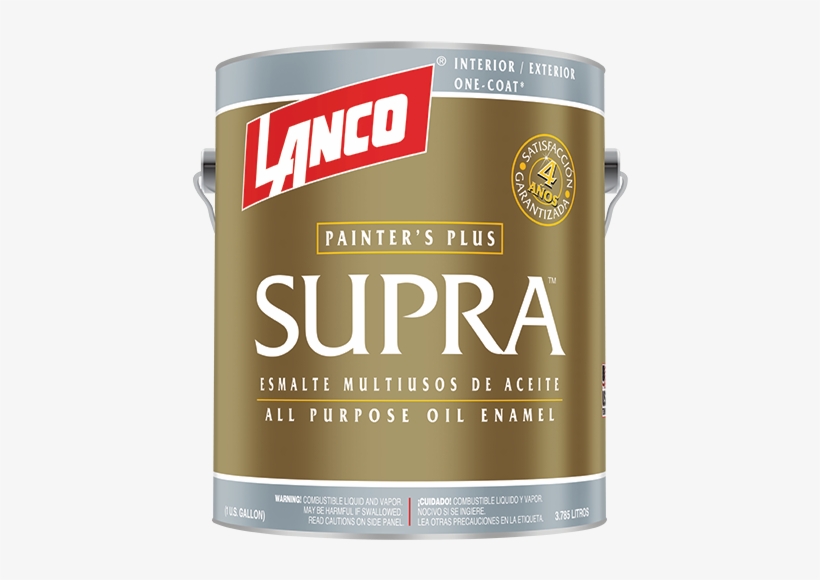 Lanco® Supra™ Enamel An All Purpose Finishing Enamel - Pintura De Cromato De Zinc, transparent png download