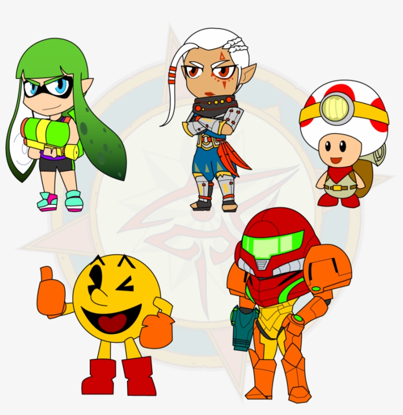 E3 Round Up By Dragon-fangx - Chibi, transparent png download