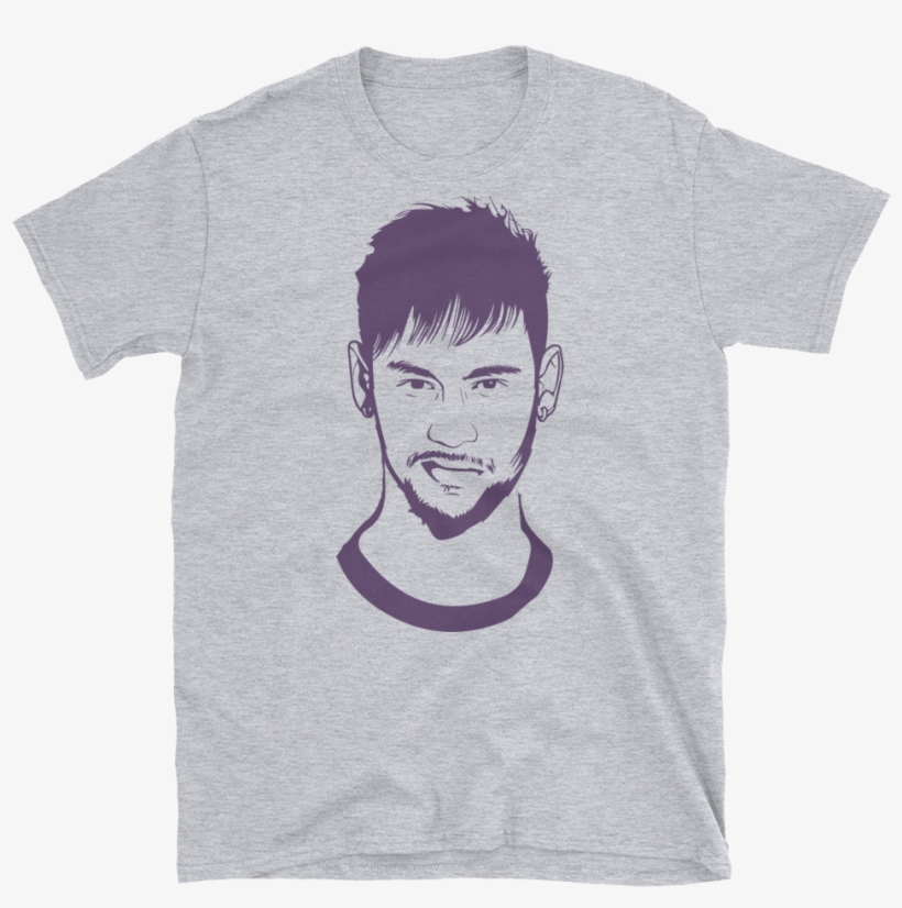 Neymar-jr - Hommes Harmonica Player T-shirt Music Product Label, transparent png download