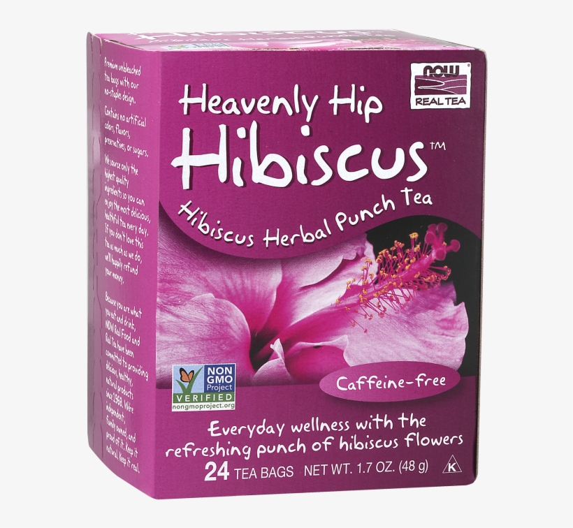 Heavenly Hip Hibiscus™ Tea - Now Foods Heavenly Hip Hibiscus Tea - 24 Tea Bags, transparent png download