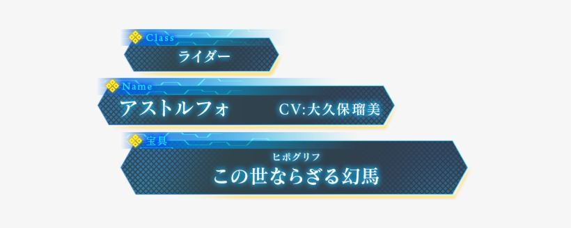 アストルフォ Cv - 大久保瑠美 - Fate/extella: The Umbral Star, transparent png download