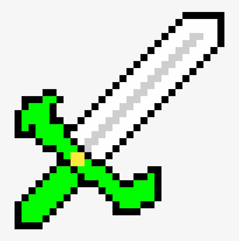 Hallowed Sword Of Chaos - Pixel Sword Clipart, transparent png download