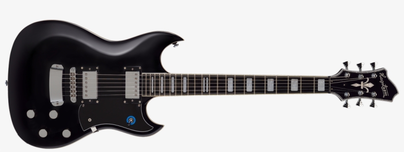 Hagstrom Pat Smear Signature Front - Hagstrom Super Viking Bk, transparent png download