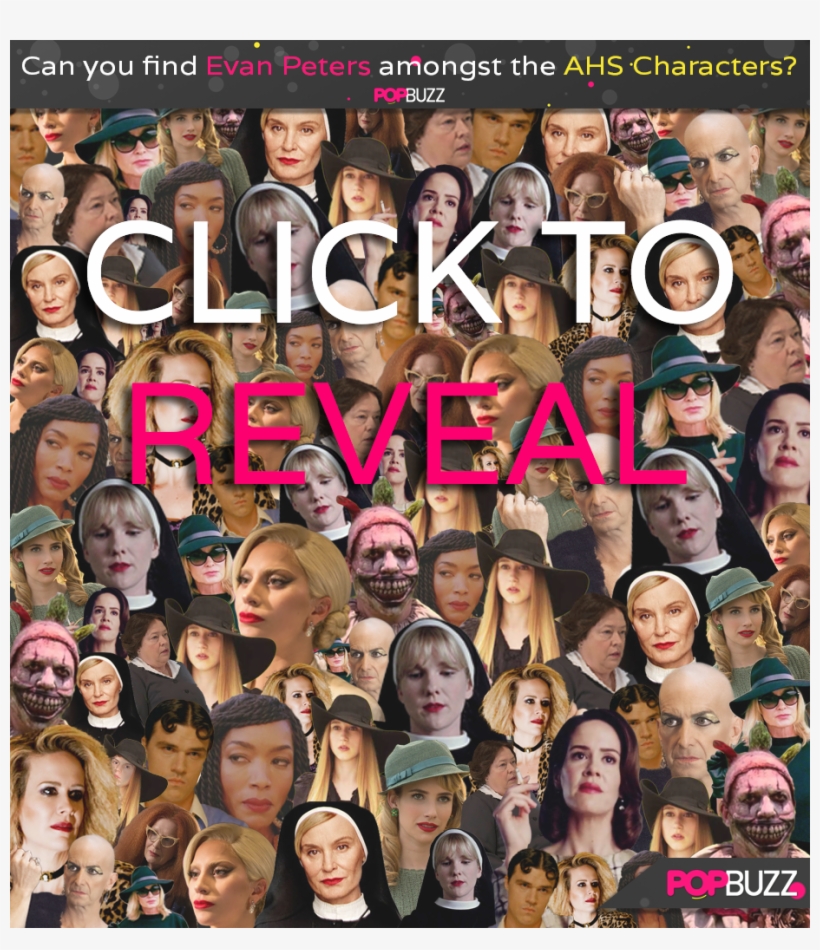 Can You Find Evan Peters Hidden Amongst These "american - Popbuzz, transparent png download
