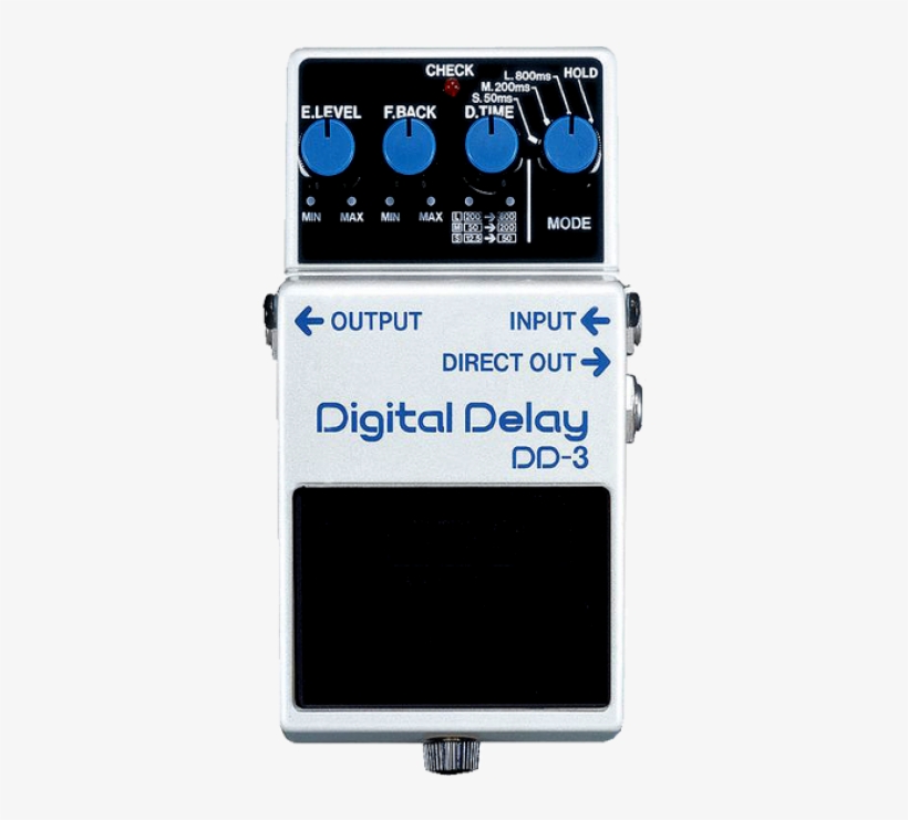 Effects - Boss Dd-3 Digital Delay Effects Pedal, transparent png download