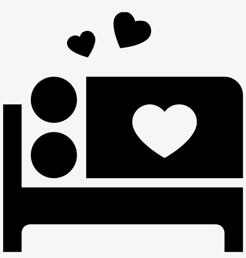 The Icon Is Of Two People Having Relations In A Bed - Make Love Icon, transparent png download