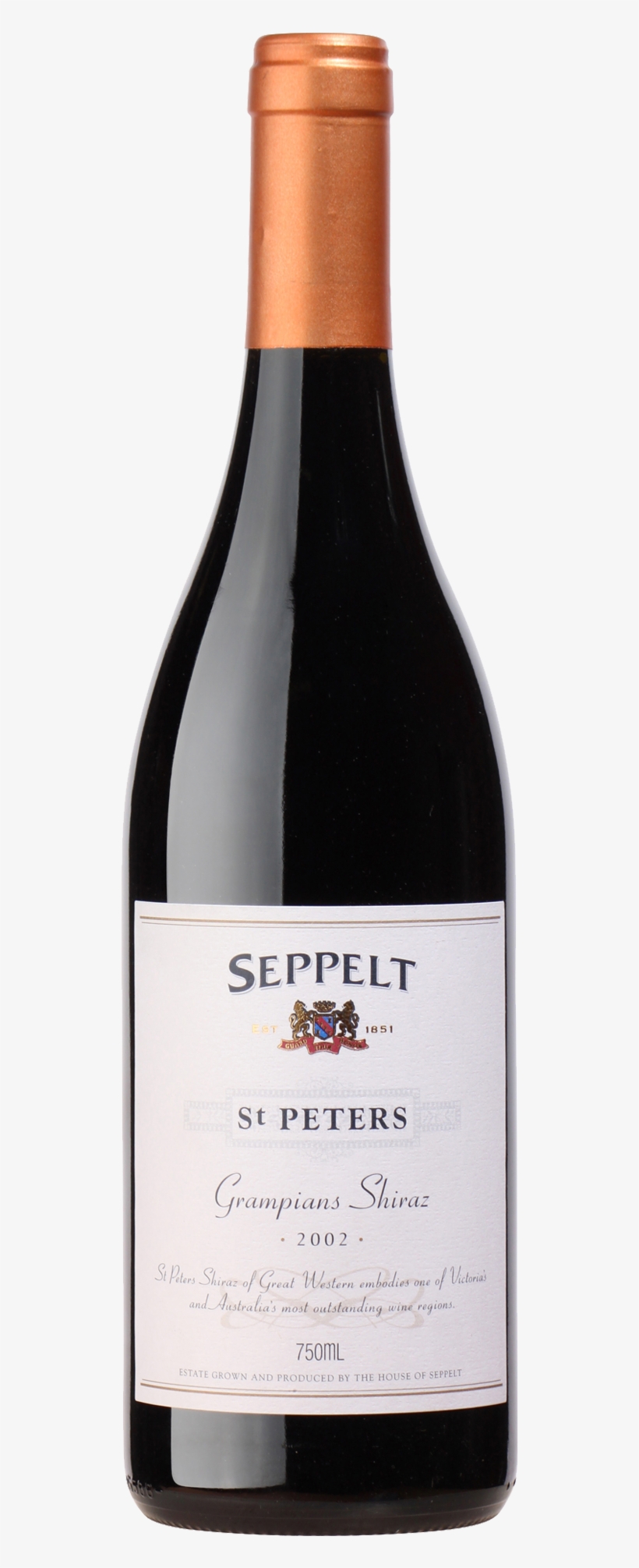 Seppelt St Peters Great Western Shiraz 2002 - Bonterra Pinot Noir 2016, transparent png download