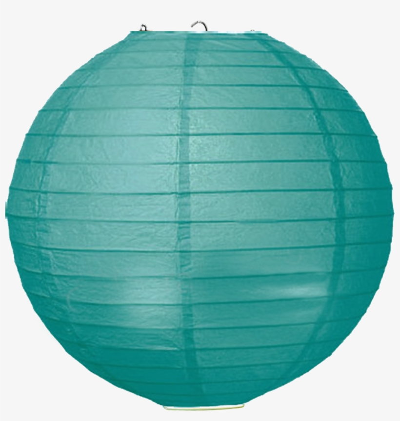 Seafoam Ribbed Paper Lanterns - Paper Lantern, transparent png download
