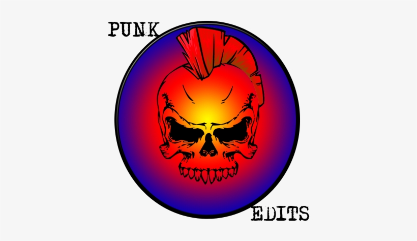 Punk Edits - Skull Cartoon No Background, transparent png download